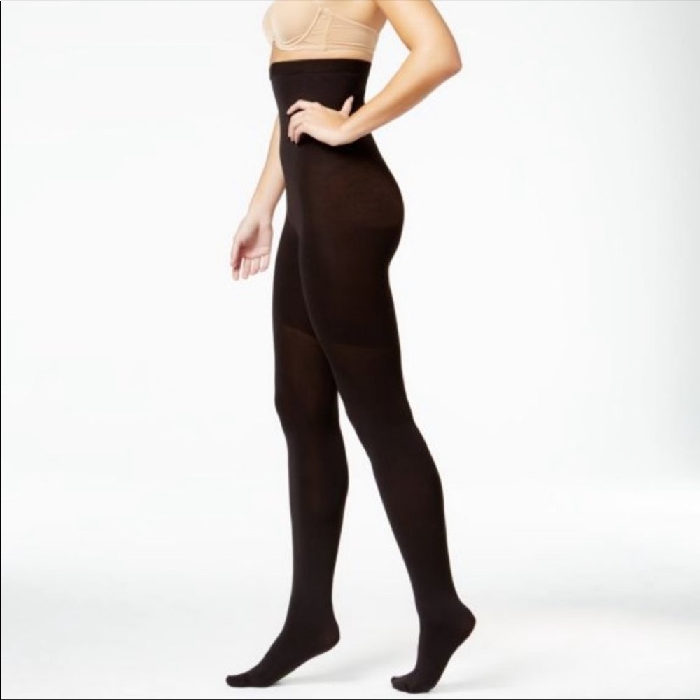 NEW SPANX high waisted Tights Brown Sz2